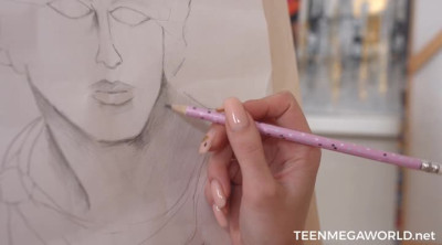 X-Angels Stella Bliss - Stop Drawing And Turn Around! 25 02 2023