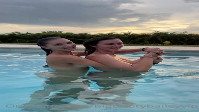 BigBootyBailey FitBryceAdams - First Time Sharing Threesome