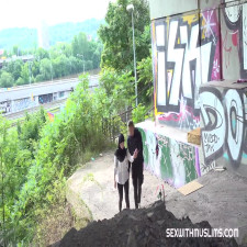 SexWithMuslims E154 Izzy Dark - Outdoor Quickie With Muslim Wife