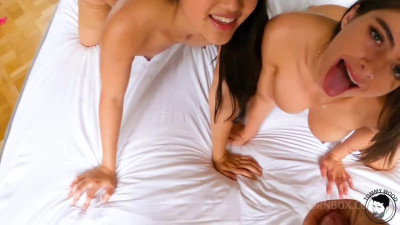 May Thai And Tru Kait - Exotic Sluts Sharing Big Cock